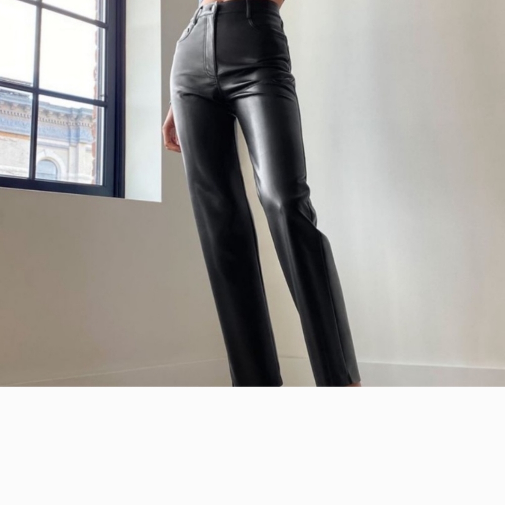Wilfred Faux Vegan Leather pants Flared Sz.8